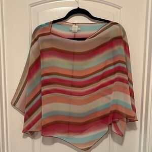 Moa Moa Multicolor Striped Blouse